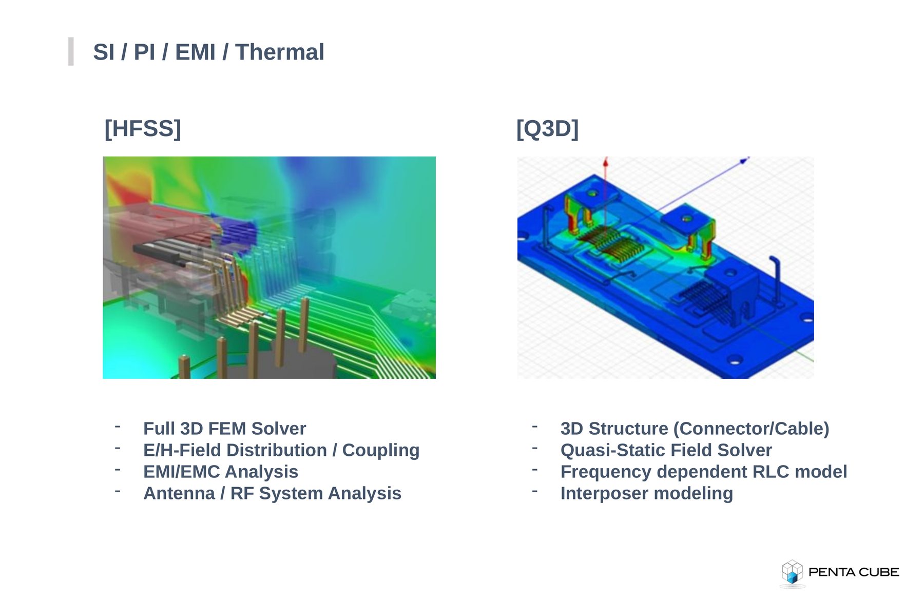 Ansys Solution 2/2 - HFSS & Q3D